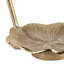 Coffret à bijoux à plusieurs niveaux avec motif floral et présentoir en métal pour la décoration de la chambre - Élégant organisateur de bijoux pour coiffeuse ou commode - 28 cm, doré