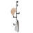 Wall Coat Hat Tree Rack with 6 Adjustable Hooks