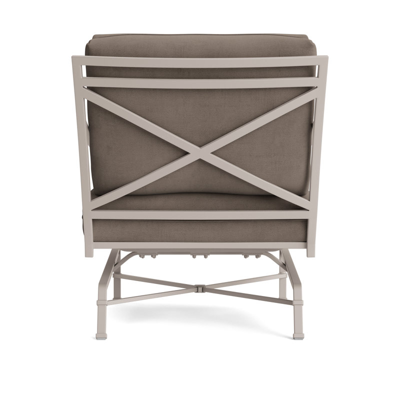 Venetian Outdoor Lounge Chair, Fusion Moccasian, Dove Smooth