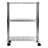 Tadcaster 22.5'' W Metal Height -Adjustable Shelving Unit with Wheels
