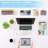 25 Pcs Clear Plastic Drawer Organizers Set