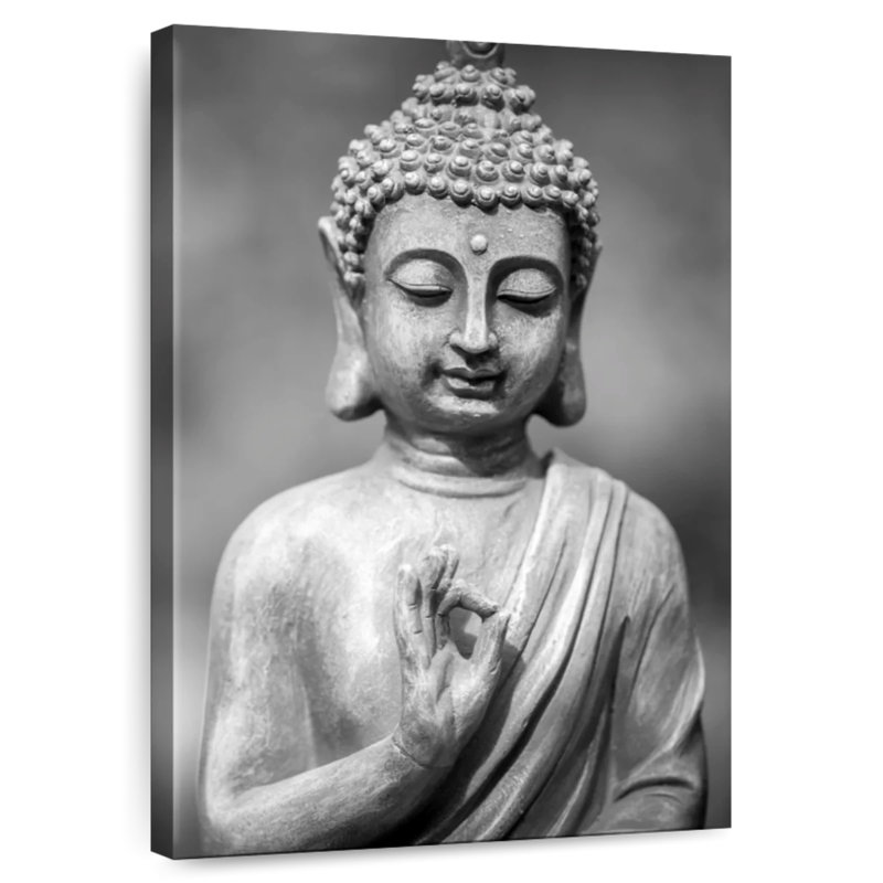 Adella Grey Buddha, 39" H x 26" W