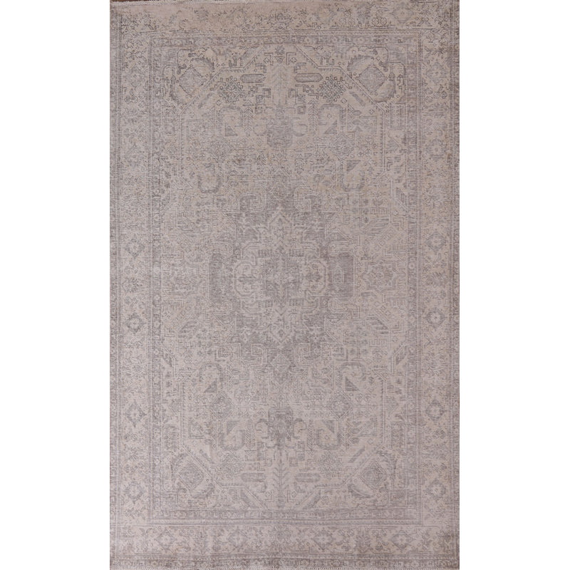 Tapis persan Tabriz patiné 6 x 9
