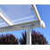Sierra 116.14 x 123.62 Glass White Cover Patio Awning