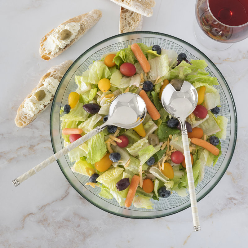 Couverts à salade et bols en bouleau French Home Jubilee "Shades Of Light"