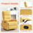 Manual Recliner Chair With Rocker And Swivel In Fabric For Living Room-2065767866