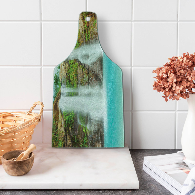 Planche à découper en verre trempé Ambesonne
