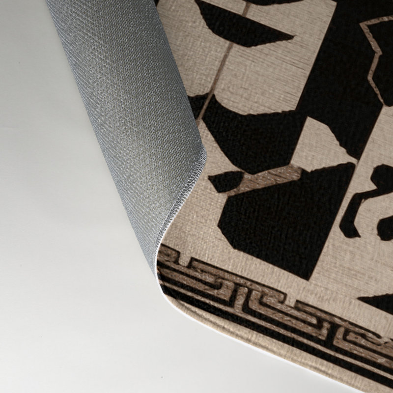 Tapis intérieur et extérieur ArtDeco, Rectangle 5 pi x 7 pi