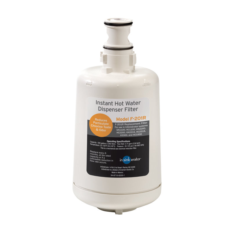 2 cartouches filtrantes de remplacement f-201r, Blanc