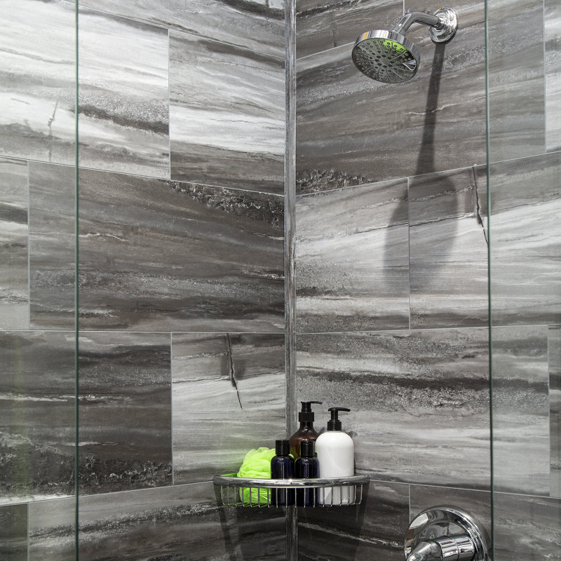 Palisade 23.2 in. x 11.1 in. Interlocking Vinyl Wall/Backsplash Panels in Prado Granite (10 Pack), Prado Granite
