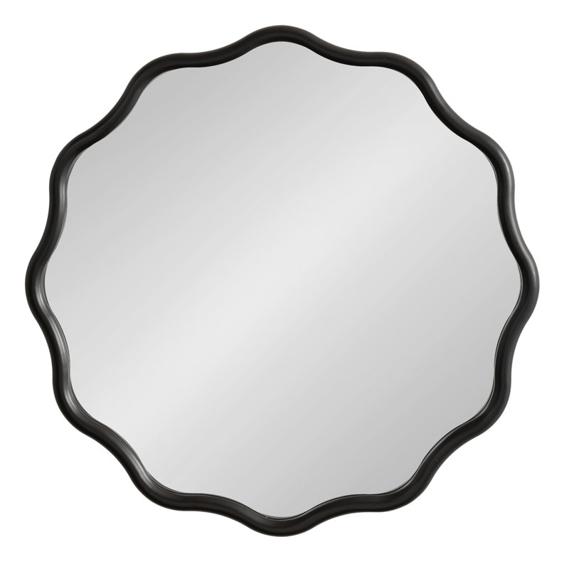 Miroir de salle de bain Melvina, Noir