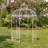 6.5 Ft. W x 6.5 FT. D Iron Patio Gazebo-91329083