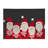 Santa & Snowflakes Ultra-thin Indoor Doormat-1488198285-1488198284