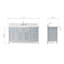 Ensemble de meuble-lavabo simple 61 po Blazier-1321410467