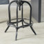 Tabouret de bar pivotant en bois massif à hauteur réglable-537003424-537003428