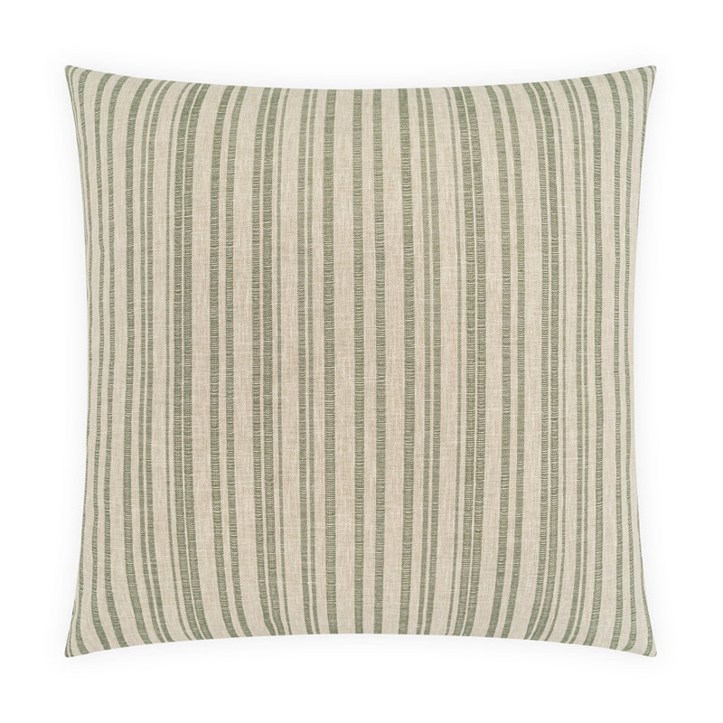Deseo Square Pillow Cover & Insert, Square 20", Sage