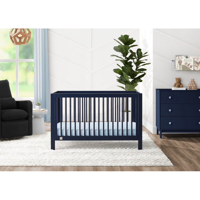 Charlie 5-in-1 Convertible Crib, Navy