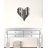 12" X 12" Red Wood Heart Hanging Dimensional Sculpture-2088147337-2088147338