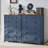 Farmhouse 6 Drawer Dresser For Bedroom, 41" Tall Small Dressers & Chest Of Drawers, Rustic Wood Dresser With Metal Handle, Storage Organizer Closet For Living Room, Hallway, Entryway-477998943