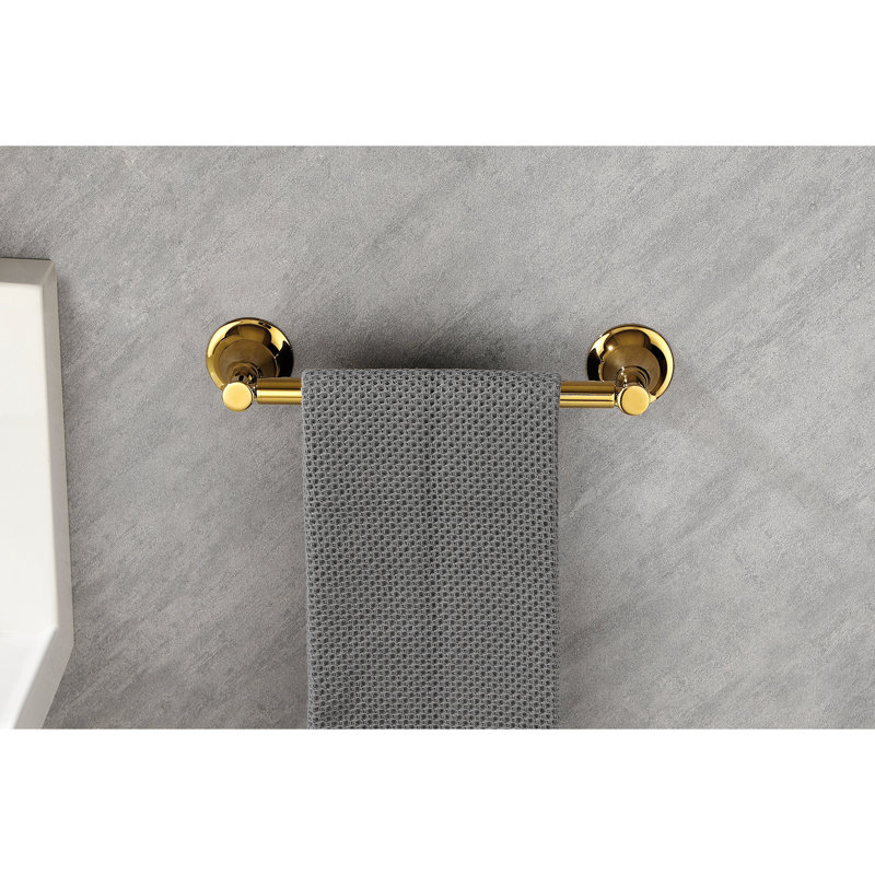 Ensemble de quincaillerie de salle de bain 6 pièces en laiton doré à fixation murale antirouille, Gold