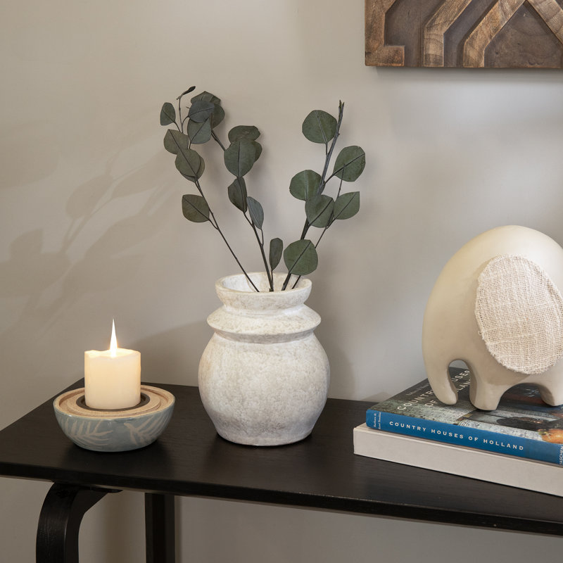 Vase texturé texturé en terre cuite Textura
