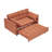 Versatile Folding Sofa Bed with Adjustable Back and Comfortable Cushions