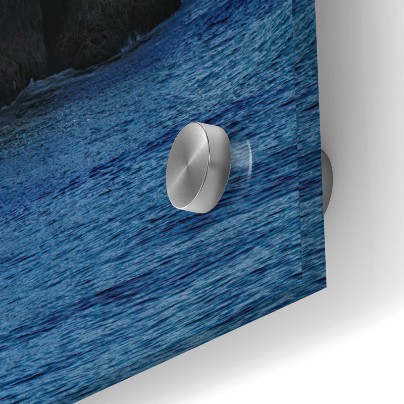 «Misty Morning On Cannon Beach» par Rick Berk, art mural en verre acrylique, H 24 po x l 36 po x P 0,2 po