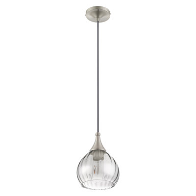 Zariana 1 - Light Brushed Nickel Pendant