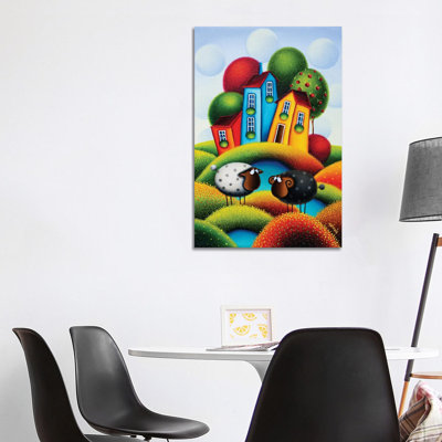 The Colourful Feelings by Gabriela Elgaafary - Wrapped Canvas Print