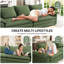 4 Seater Chenille Sofa-440502613