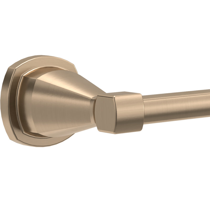 Stryke 8 in. Wall Mount Hand Towel Bar Bath Hardware Accessory, Champagne Bronze