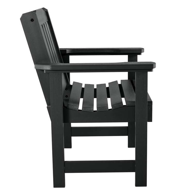 Outdoor Lounge Chair, Black