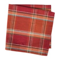 20 inch Polyester Cloth Napkins Checkered Red (Pack of 10)