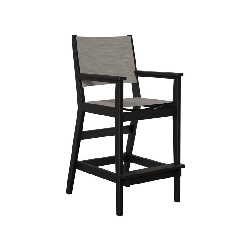Chaise de bar berlinois Berlin, 27.5", Noir
