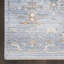 Tapis de couloir oriental bleu et ivoire 12 pi