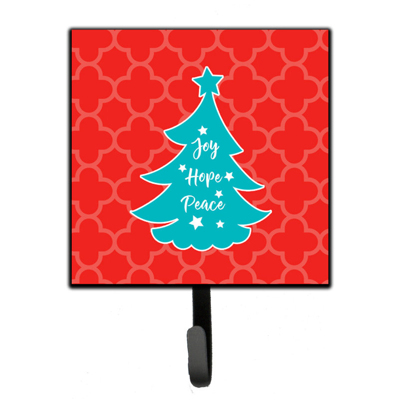Organisateur de la clé murale arbre de noël avec crochets clés Auer