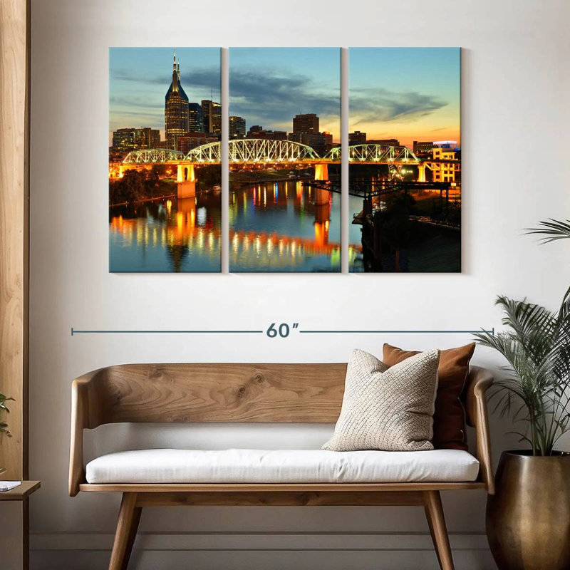Pont Seigenthaler, Nashville, H 32 po x l 50 po