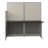 Office In An Hour L-Shaped 1 Person Cubicle with Cable Management-91292801