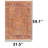 Muted Saffron Traditional Area Rug