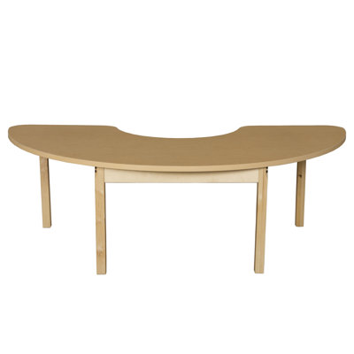 Laminate Adjustable Half-circle 4 Students Activity Table
