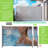 71"X138" Retractable Side Awning Screen, Semi-Transparent With UV Printing,UPF50+, Ideal For Blocking Dust,Sunshine And Wind, Creating Private Space For Garden,Balcony And Swimming Pool.