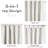Goffredo 100% Blackout Natural Curtains for Bedroom  Double Layer Drape Farmhouse Thermal Insulated Rod Pocket Back Tab Full Light Blocking 2 Panels for Living Room Nursery-87857178-87857167