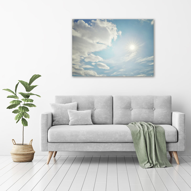 Clouds In The Sky - Wrapped Canvas Print
