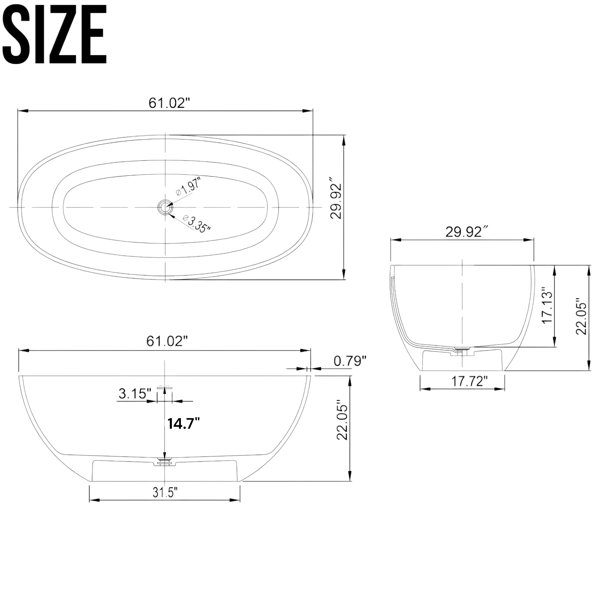 Dimensions du produit