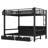 Queen over Queen Metal Bunk Bed with Storage, USB Ports, LED Lights, Lower Sofa Conversion and Drawers-1403046103-1403046098