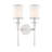 Buntingford 18.5" H 2-Light Dimmable Steel Wallchiere with Crystal Accents-1483822278