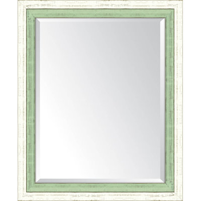 Wood Flat Wall Mirror