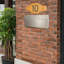 Modern Design Brushed Stainless Steel Mailbox for Walls, Wall Mounted Mailbox with Rainproof Design