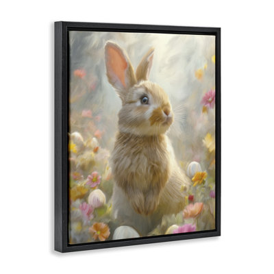 Cadre flottant Bunny Dreams Meadow, design par Kim Allen