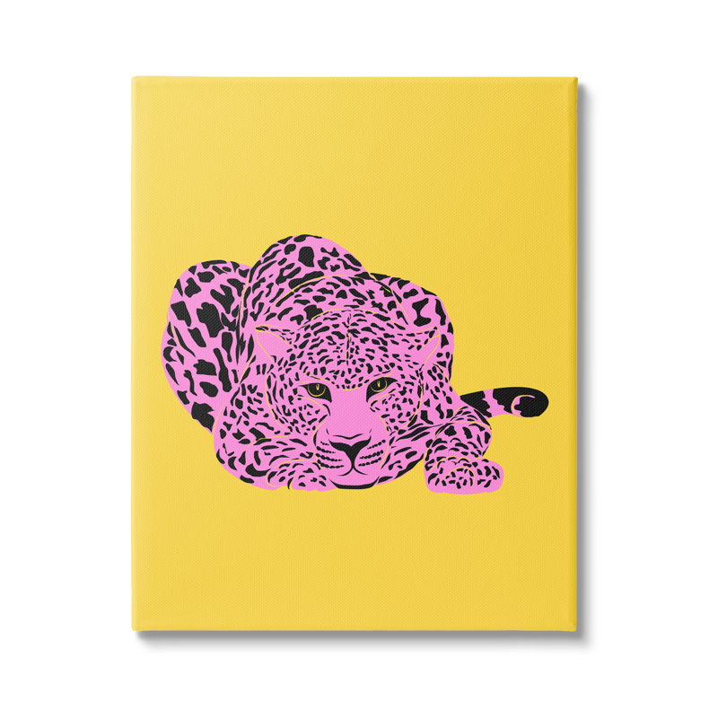 Art Pop sur toile léopard par House of Lulu, H 48 po x l 36 po x P 1,5 po